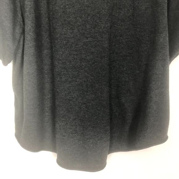 Style & Co. Cowl Neck Tunic Sweater Size M Charcoal Oversized - Picture 10 of 12